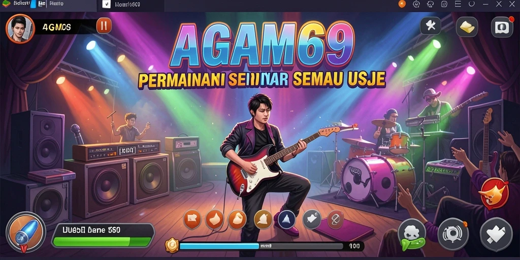 Tampilan menarik dari gameplay AGAM69 yang penuh warna.