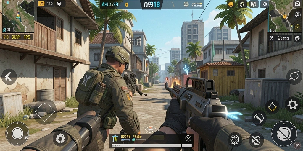 Tampilan gameplay seru dari ASIA918 dengan aksi TPS mendebarkan.