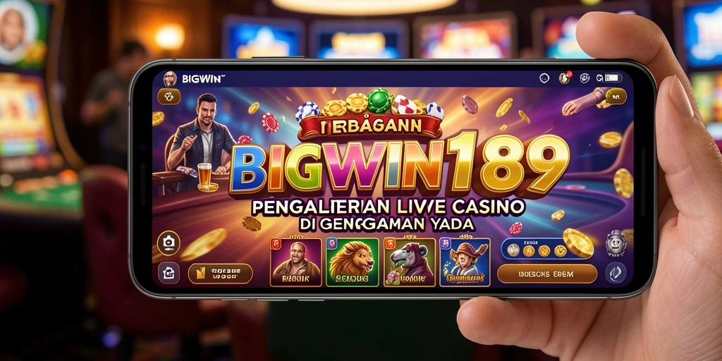 Screenshot BIGWIN189 menampilkan gameplay Live Casino yang interaktif dan menarik.