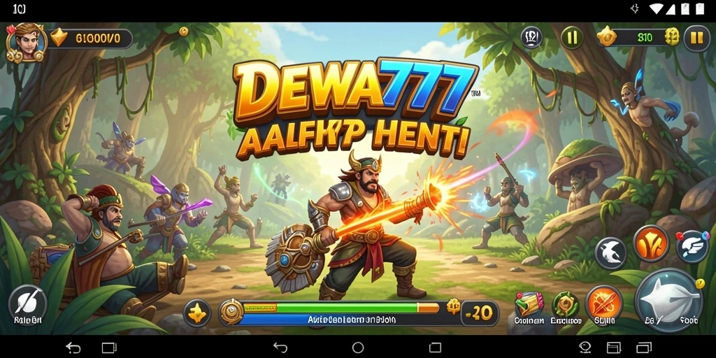 Screenshot gameplay DEWA777 menampilkan aksi menegangkan di dunia petualangan.
