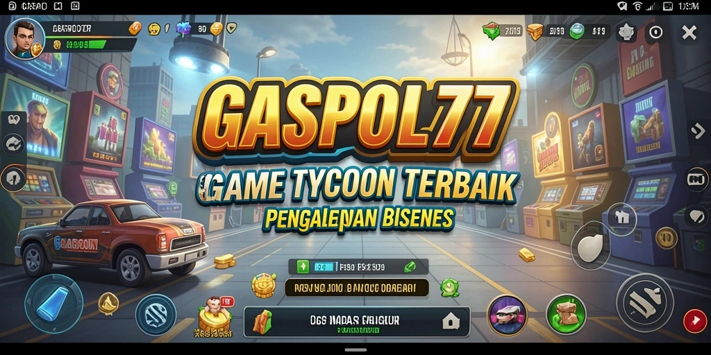 Tampilan gameplay GASPOL77 dengan aspek pengelolaan bisnis.
