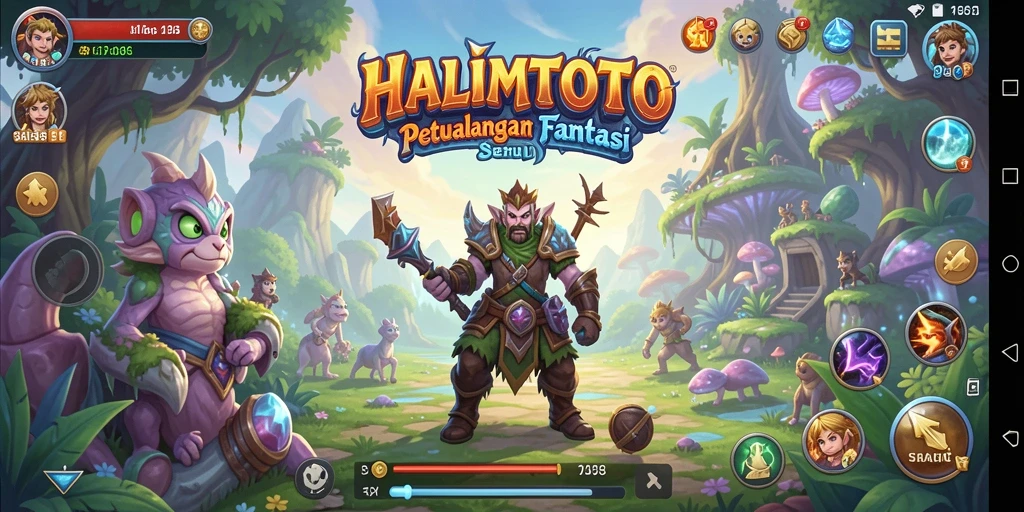 Tangkapan layar dari gameplay HALIMTOTO yang menegangkan.