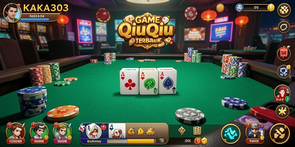 Tampilan menarik gameplay QiuQiu di KAKA303.