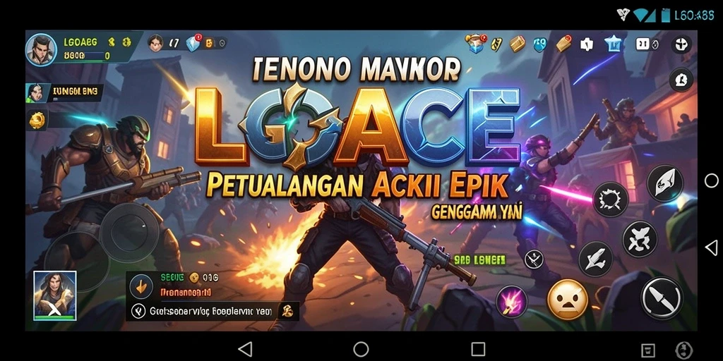 Tampilan gameplay <strong>LGOACE</strong> yang penuh aksi dan seru.