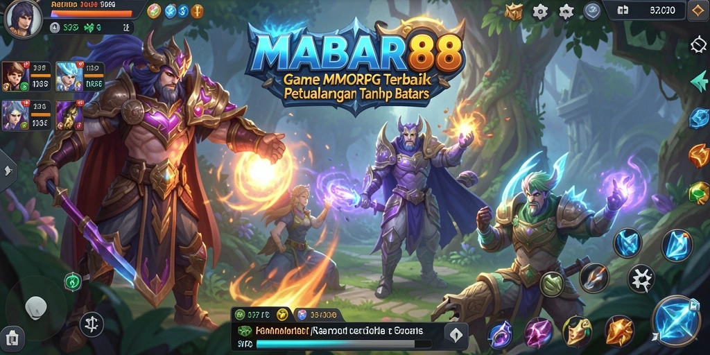 Gameplay seru di dunia fantasi MMORPG MABAR88.