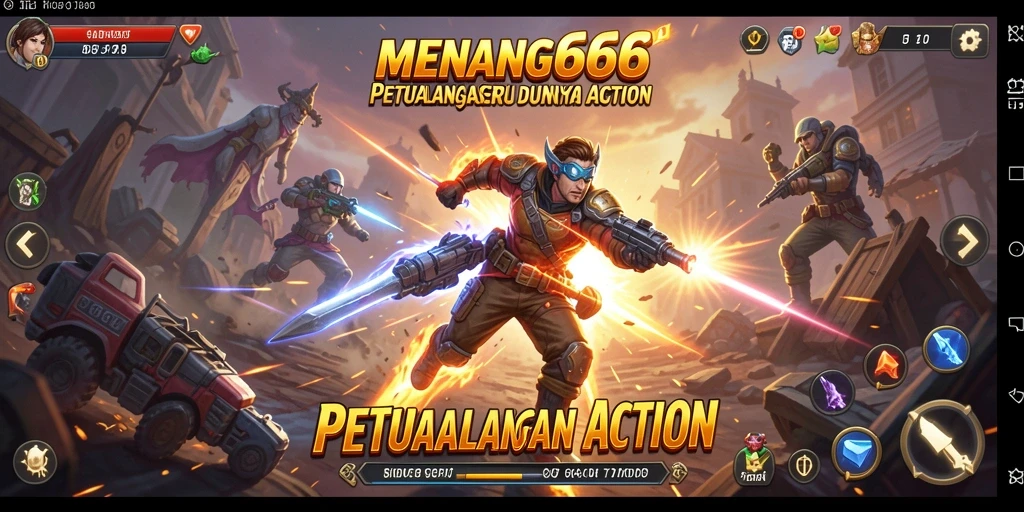 Tampilan mendebarkan dari pertempuran dalam MENANG666.