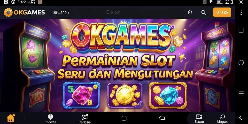Screenshot gameplay yang menunjukkan keseruan bermain slot di OKGAMES.