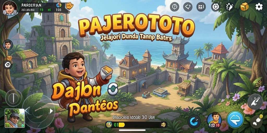 Screenshot PAJEROTOTO menampilkan gameplay Open World yang mendebarkan.
