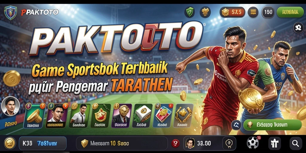Screenshot PAKTOTO menampilkan pengalaman taruhan olahraga yang mendebarkan.