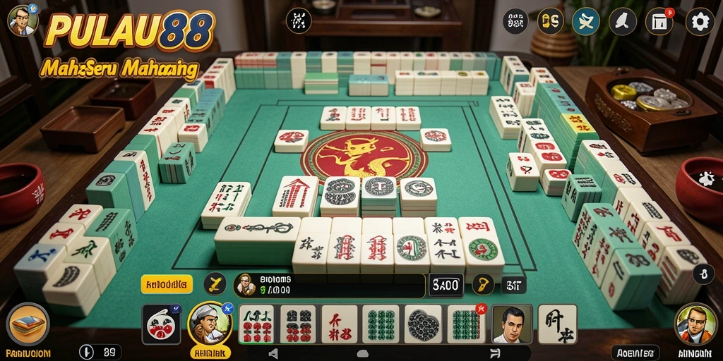 Tampilan screenshot utama PULAU88 dengan gameplay Mahjong yang menarik.