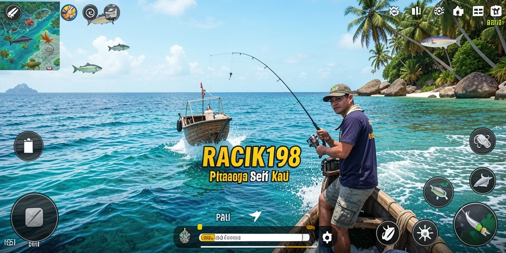 Gameplay Fishing yang seru dengan visual memukau.