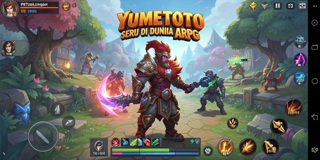 Tampilan gameplay YUMETOTO yang seru dan penuh aksi.